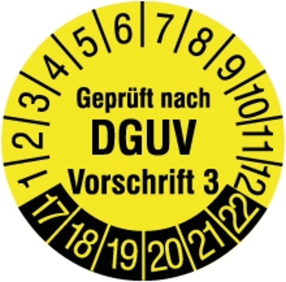DGUV Vorschrift 3 bei Linzmeier e.K. in Aub